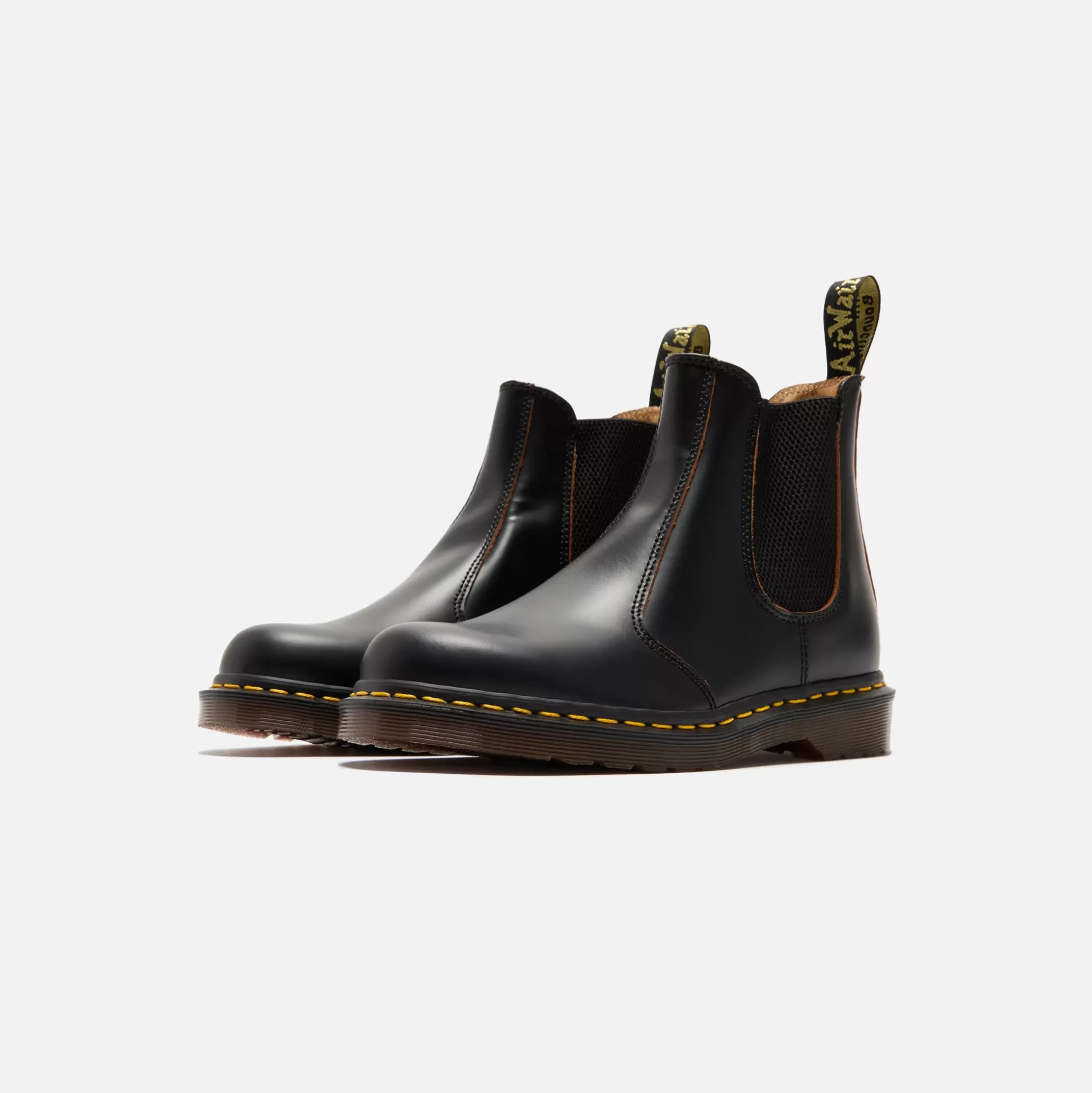 Shop Dr. Martens vintage 2976 made in england chelsea boot Black Quilon
