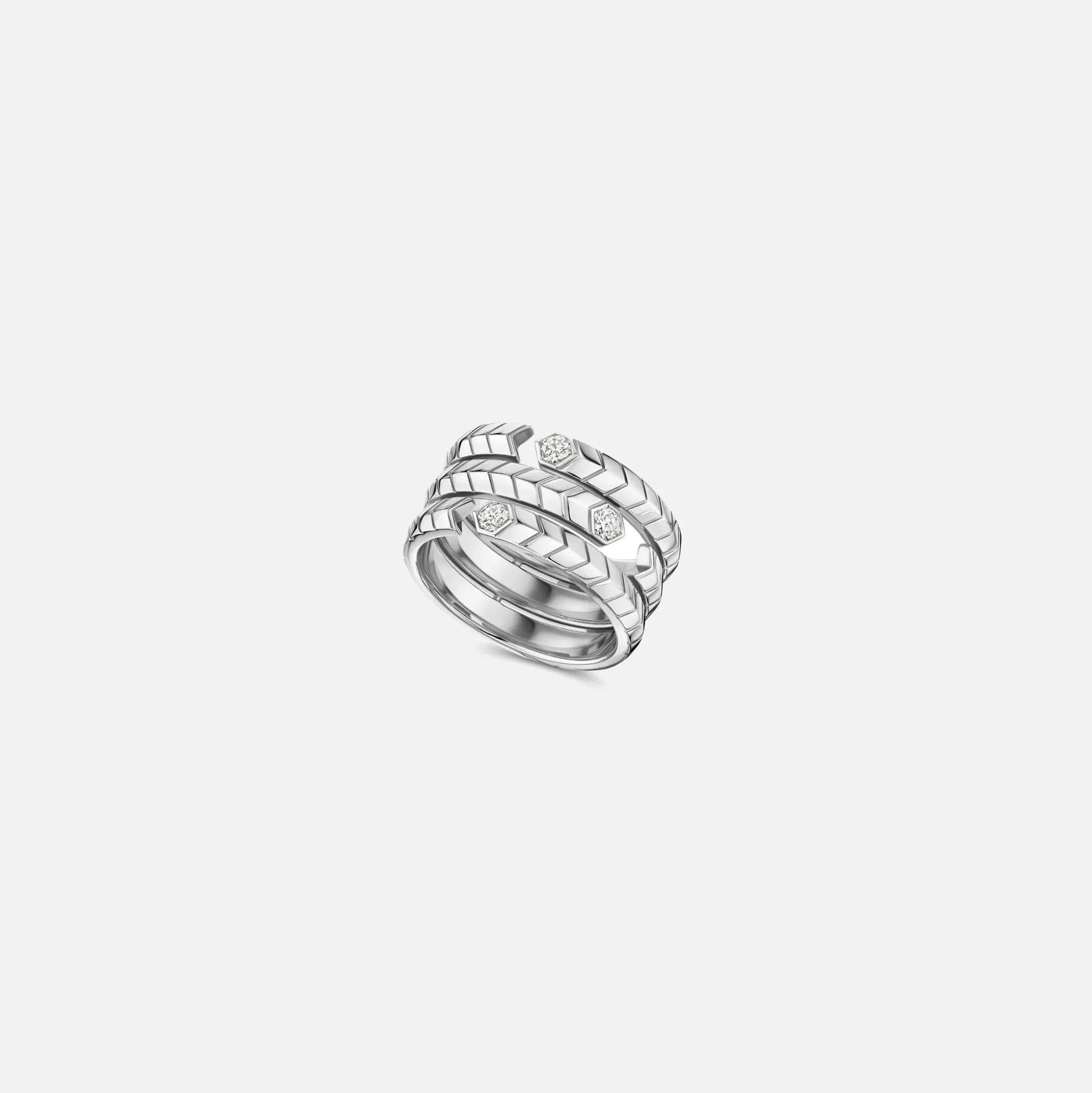 Best Sale VL Cepher vuoto triple band ring White Gold