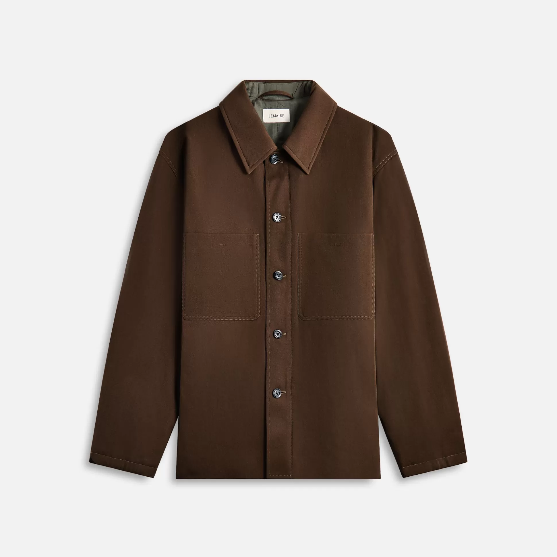 Best Sale Lemaire wadded facing blouson Kobicha Brown