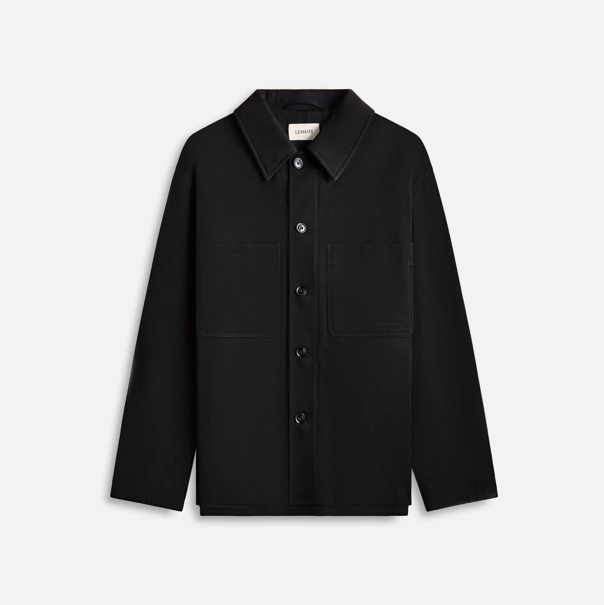 New Lemaire wadded facing blouson Black