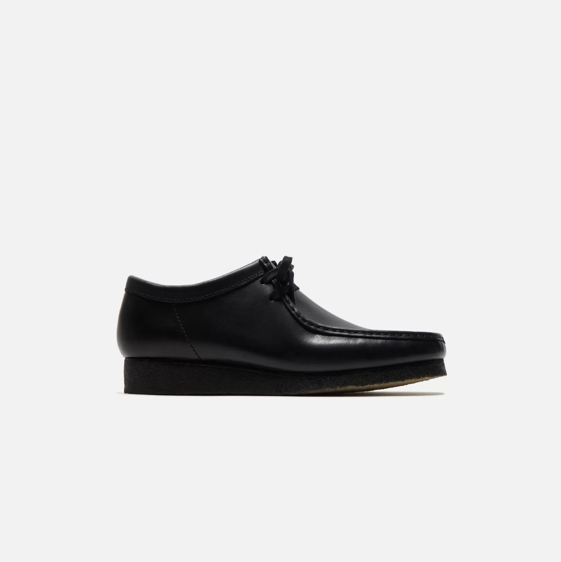 Fashion Clarks wallabee Black Leather