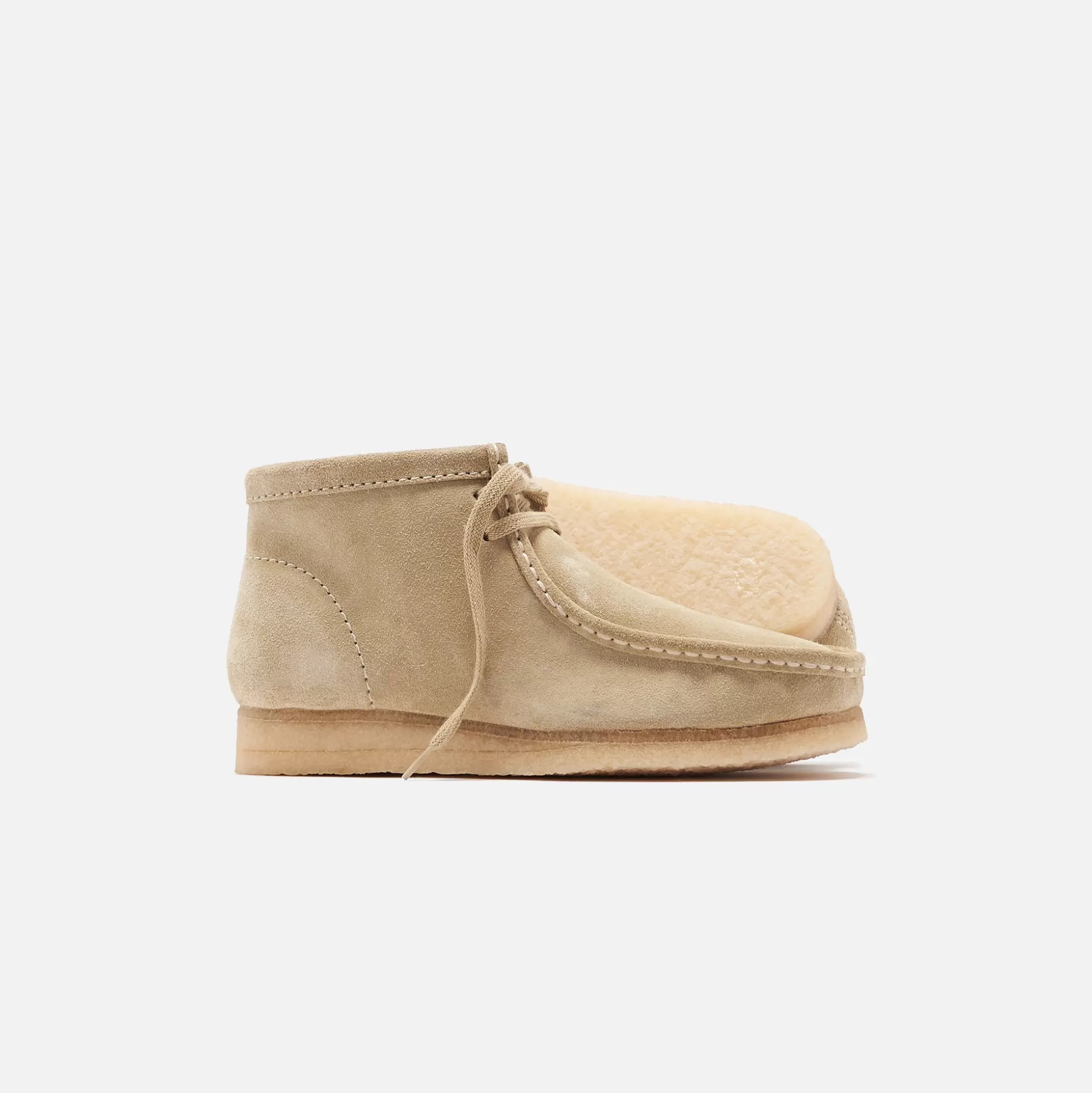 Cheap Clarks wallabee boot suede Maple