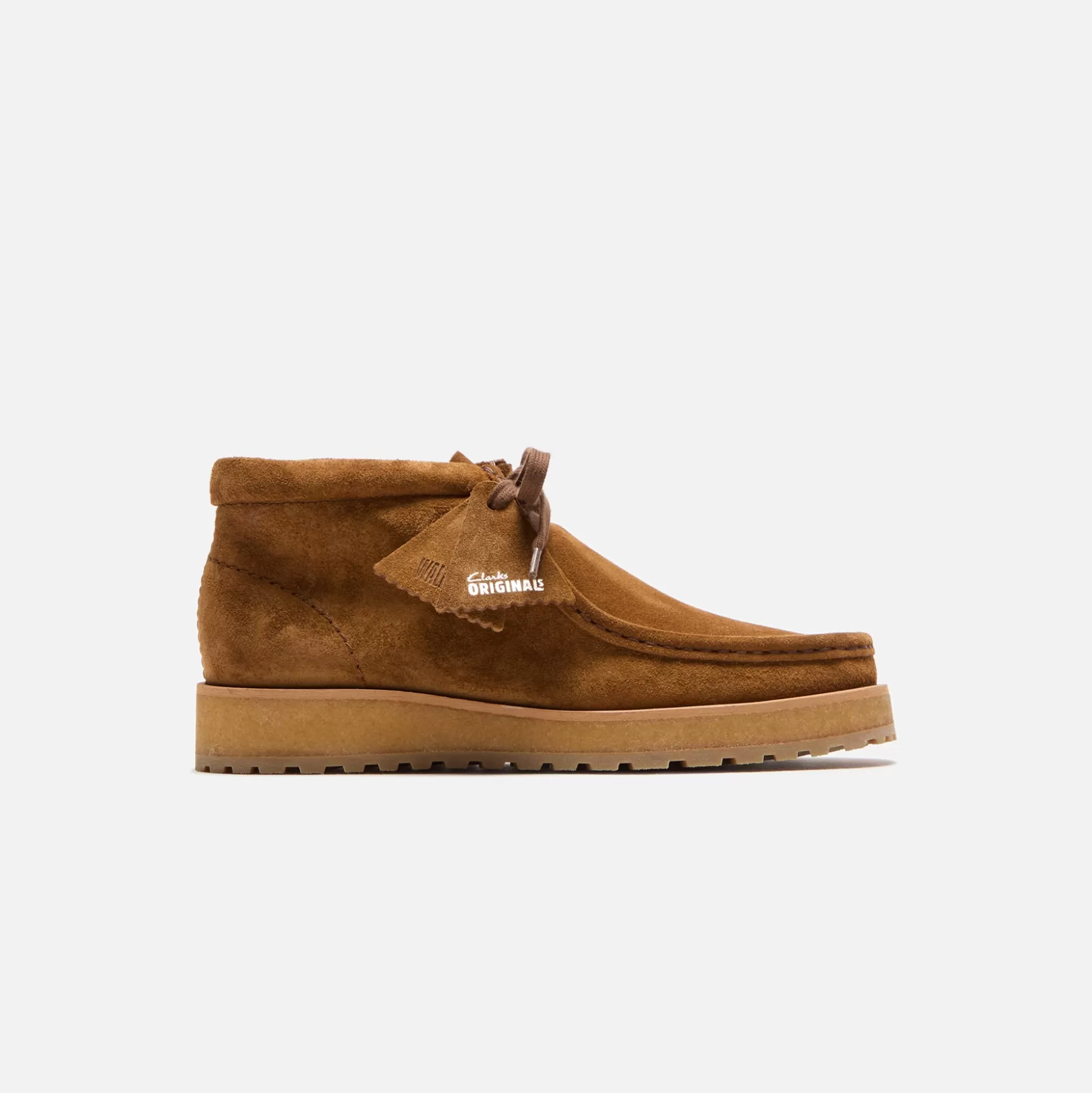 Discount Clarks wallabee scout suede Cola