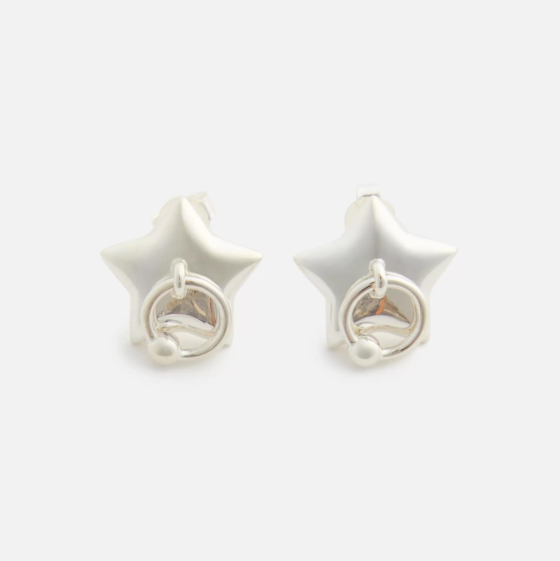 Fashion Sandy Liang wanda earrings Silver