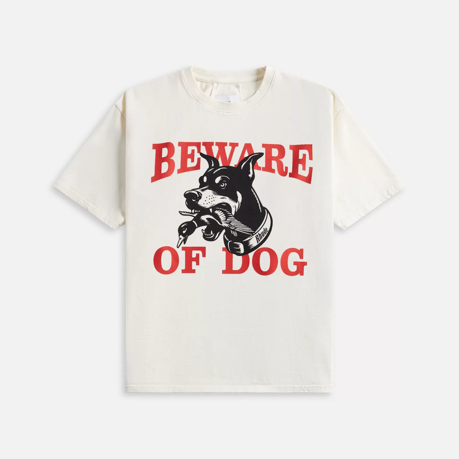 Sale Rhude warning logo tee Vintage White