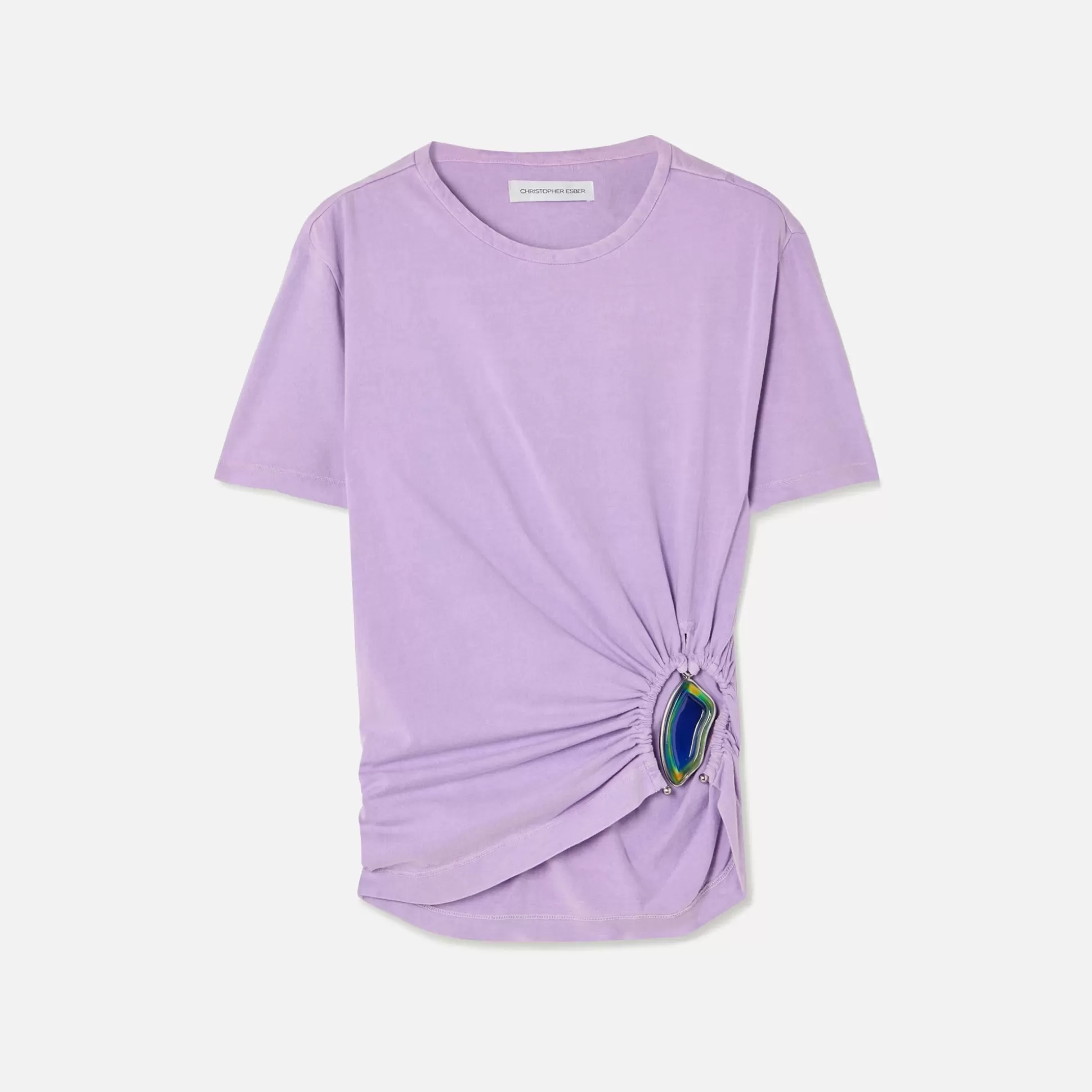 Outlet Christopher Esber washed moodstone tee Grape