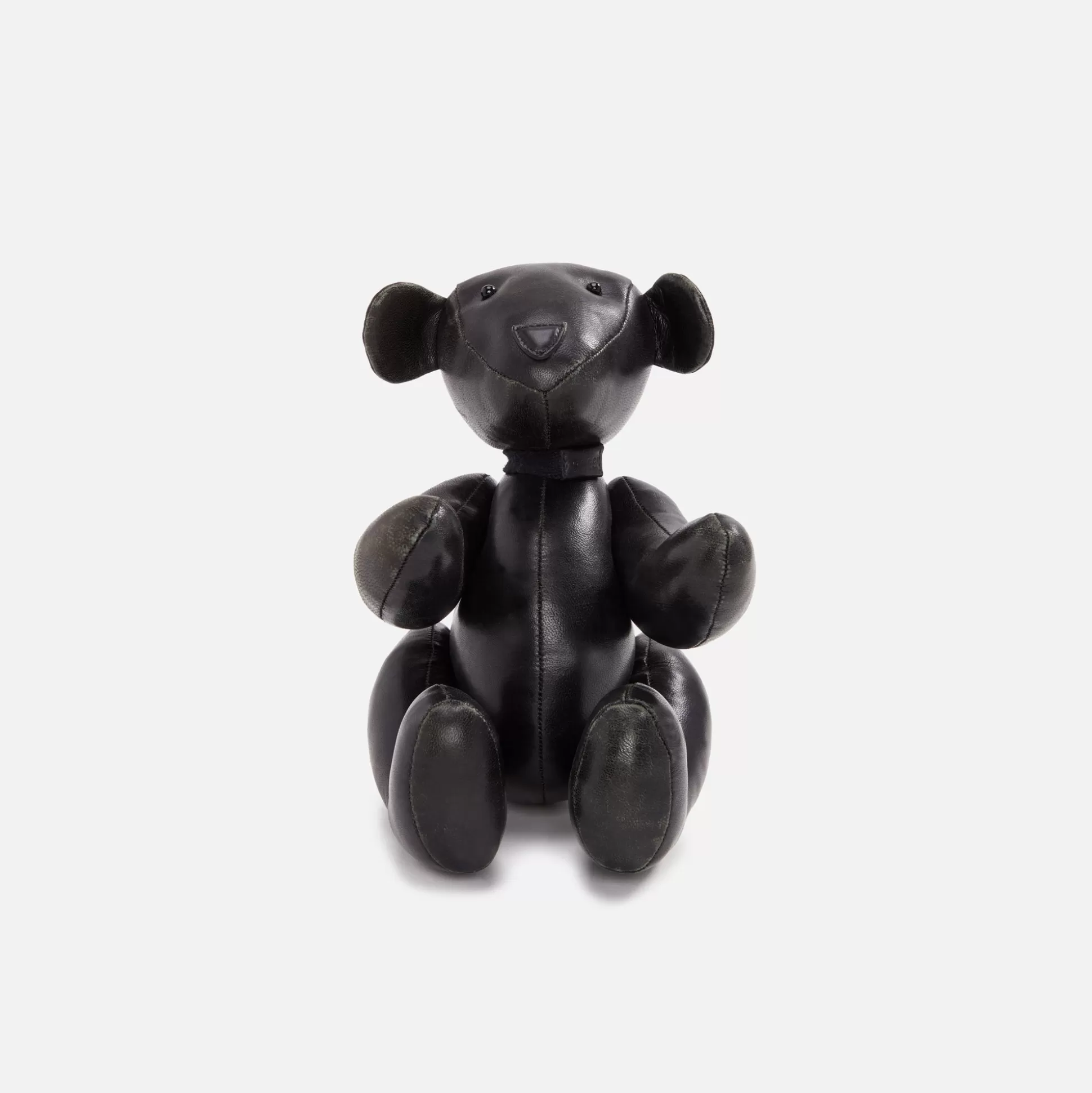 Shop What Goes Around Comes Around wgaca gucci leather beardoll Black