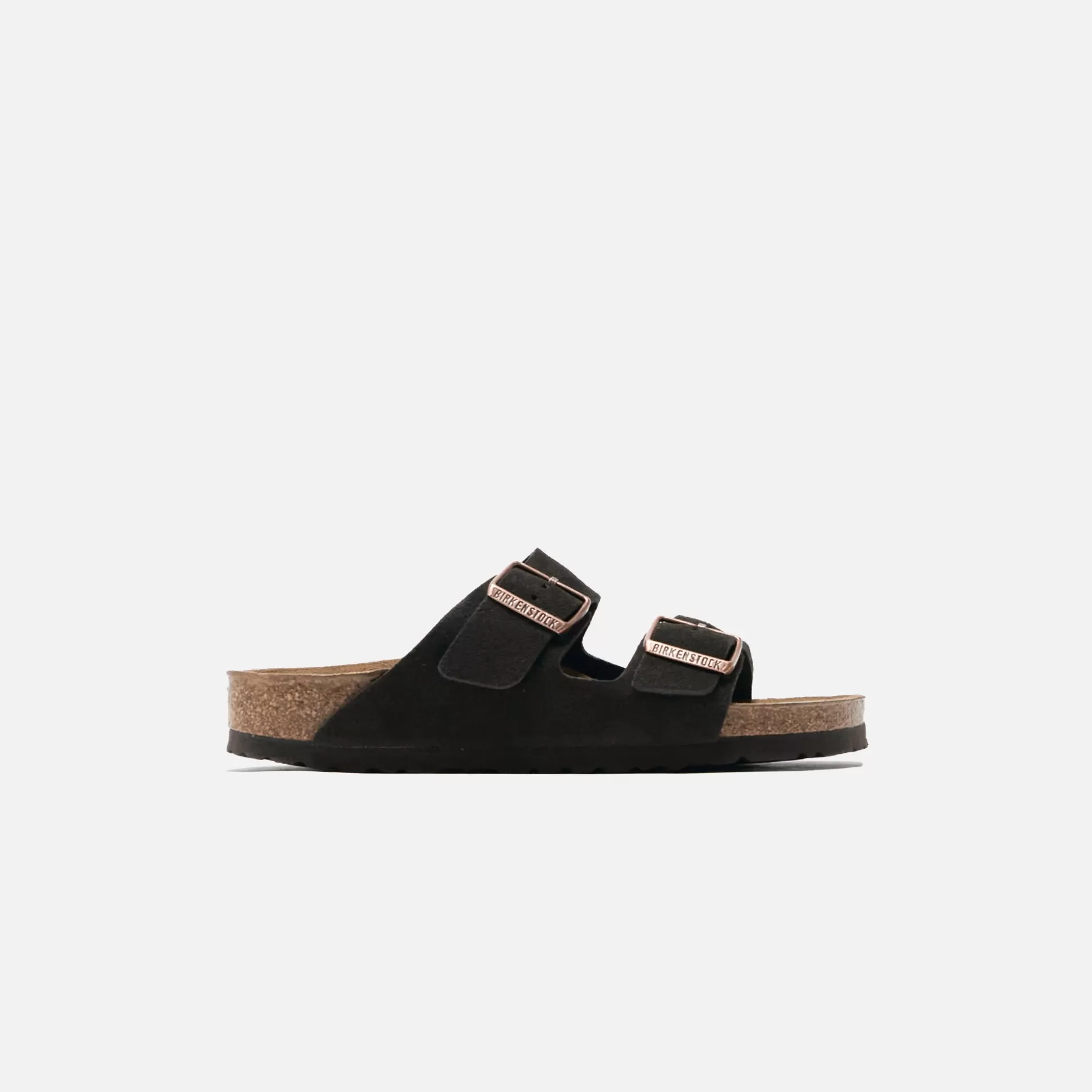 Discount Birkenstock wmns arizona soft footbed suede sandals Mocha