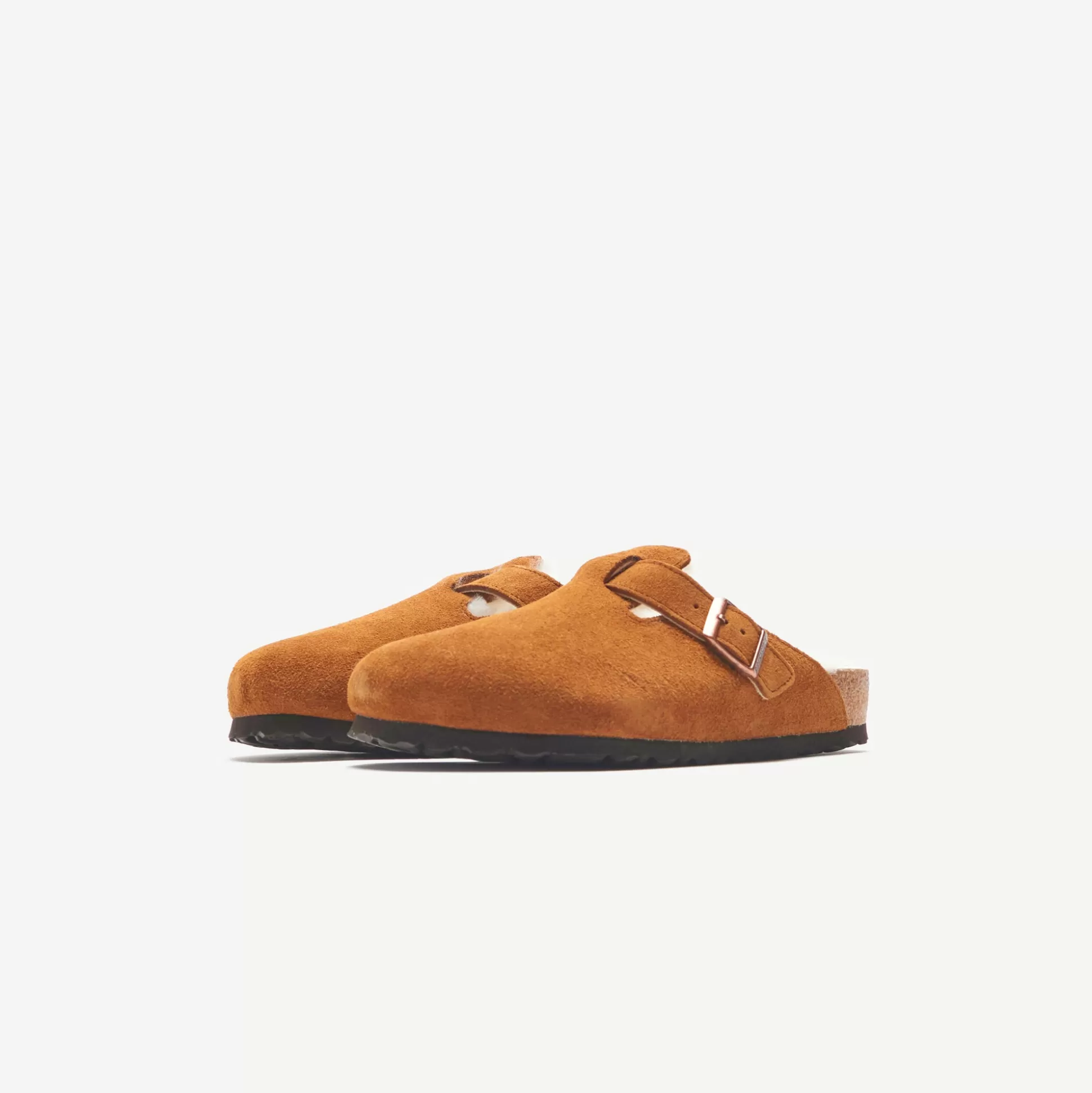 Cheap Birkenstock wmns boston shearling Suede Mink