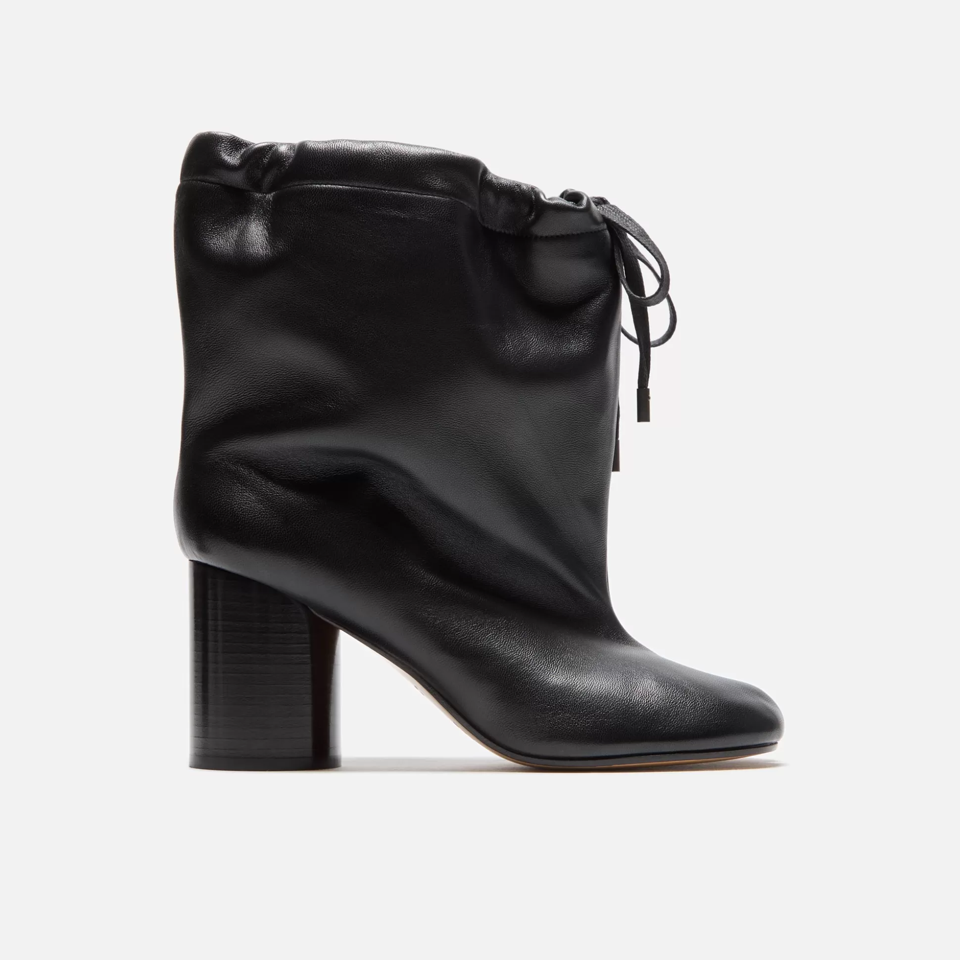 Sale Maison Margiela wmns drawstring tabi ankle boot Black