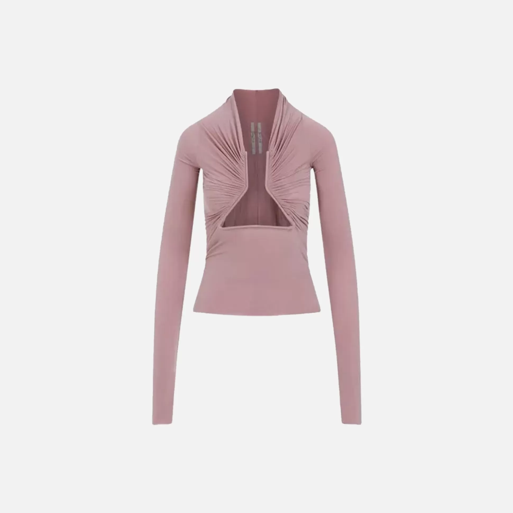 Cheap Rick Owens wmns long sleeve prong tee Dusty Pink