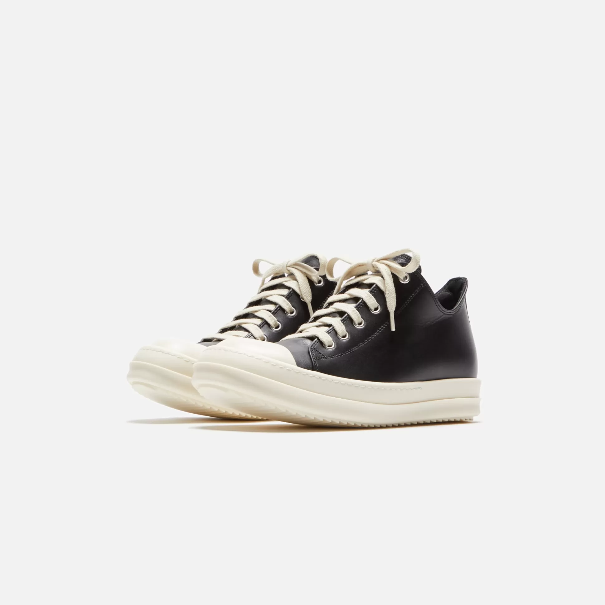 Online Rick Owens wmns scarpe in pelle low sneakers