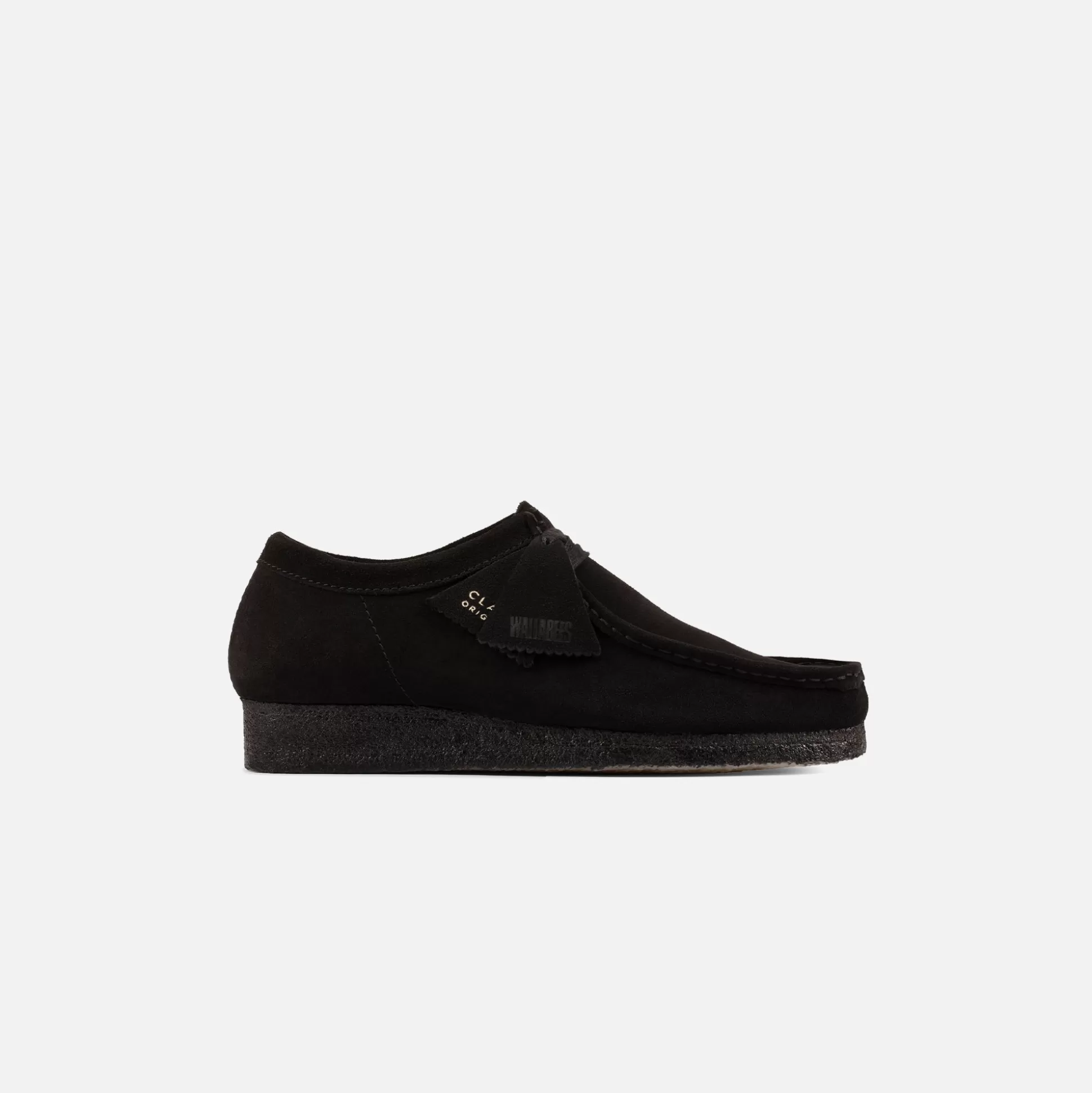 Outlet Clarks wmns wallabee low Black Suede