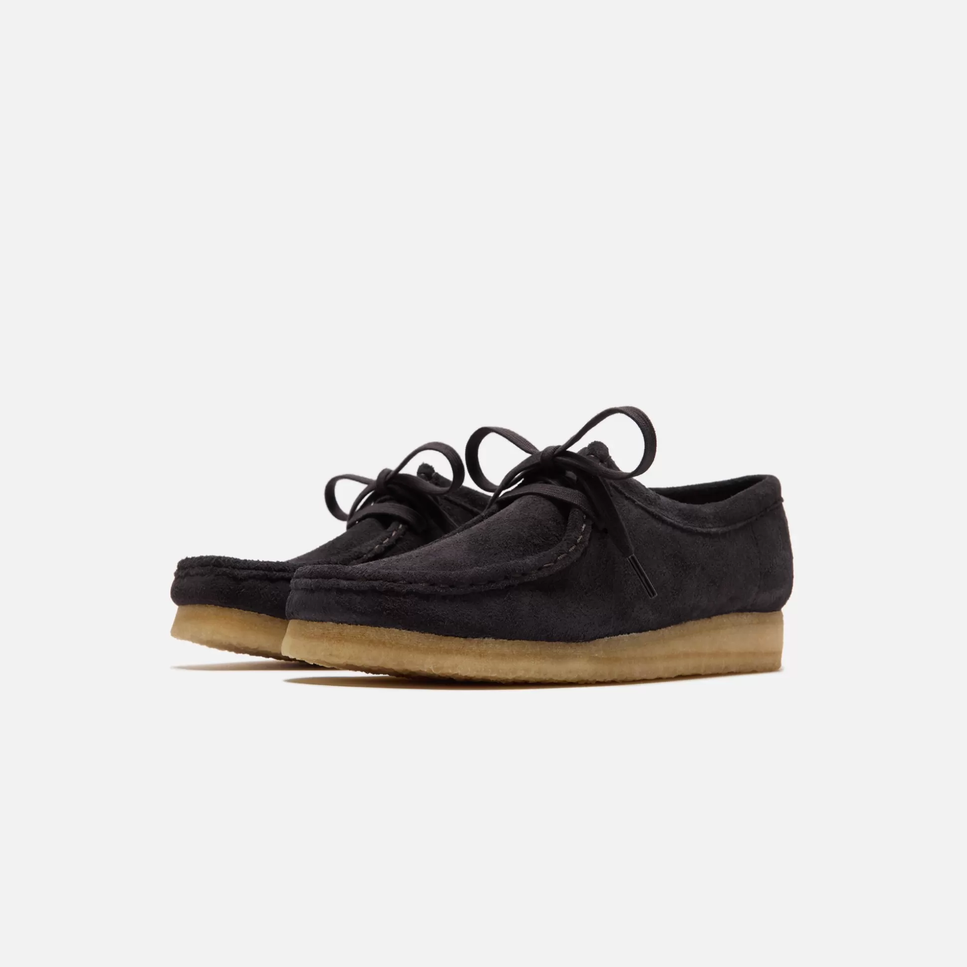 Shop Clarks wmns wallabee slate suede Brown