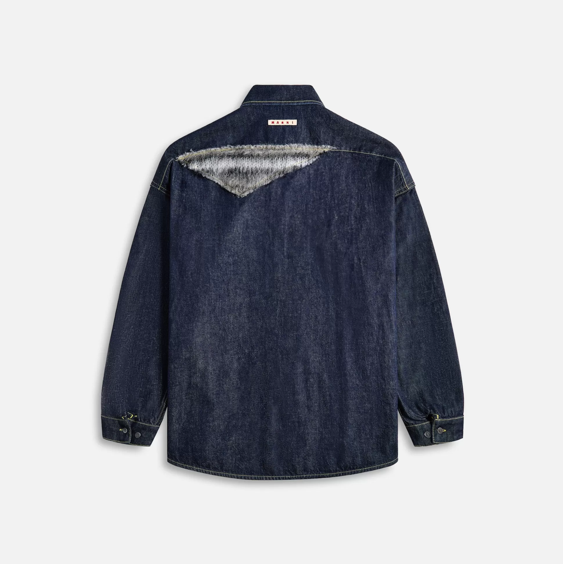 Clearance Marni wool patched bull denim