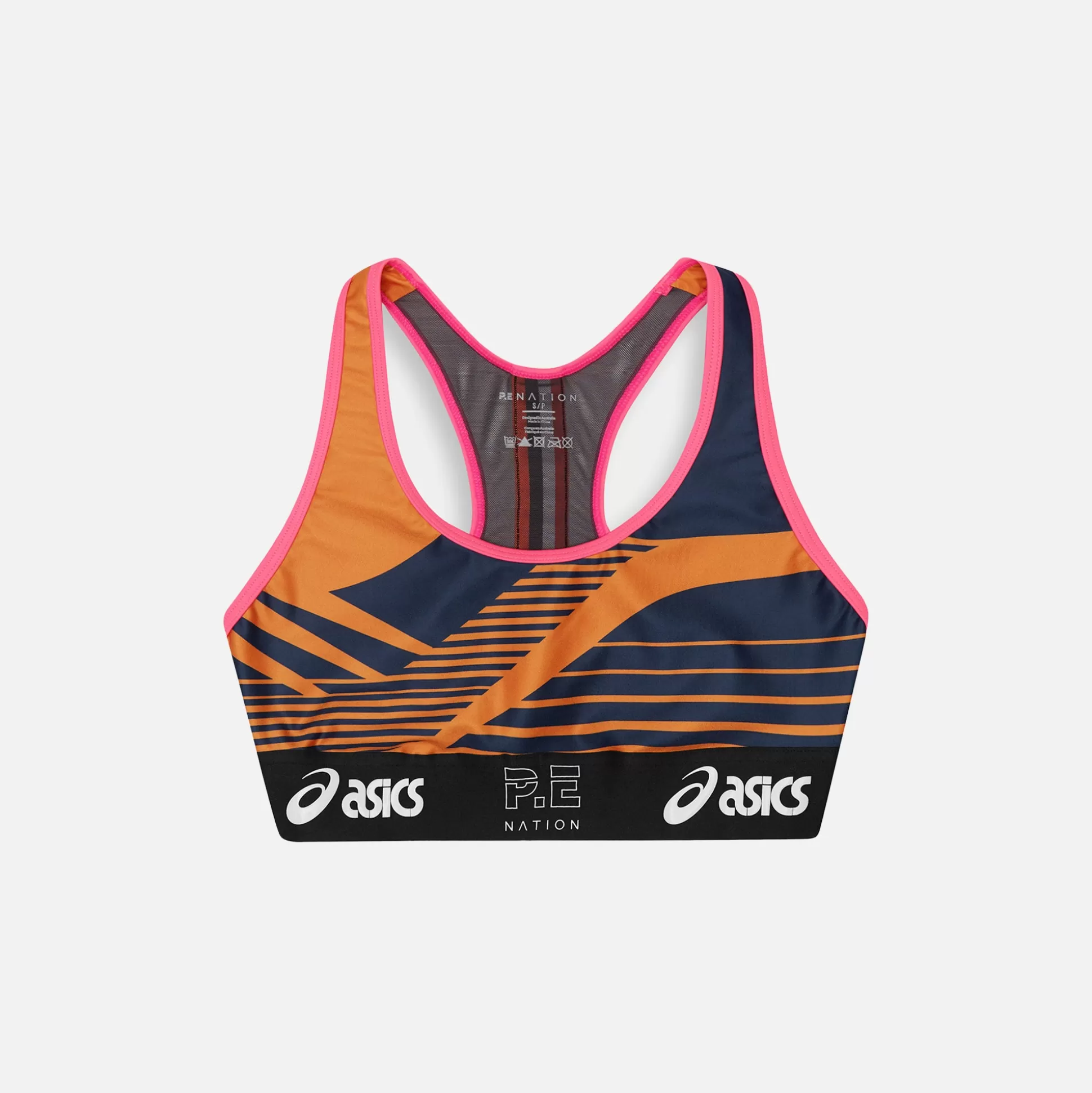 New P.E Nation x asics sequence sports bra Golden Oak