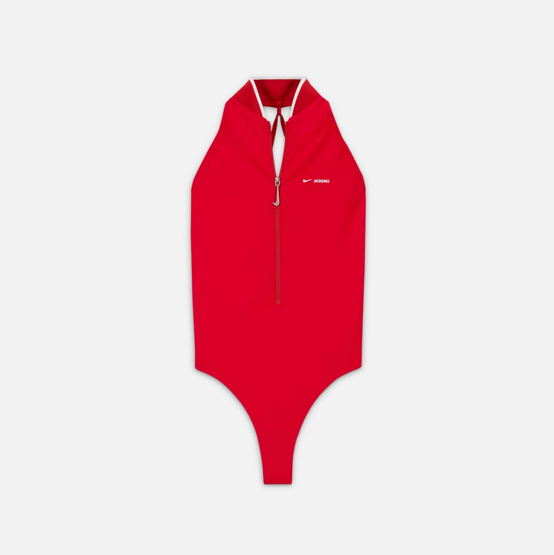 Online Nike x jacquemus high neck one piece University Red