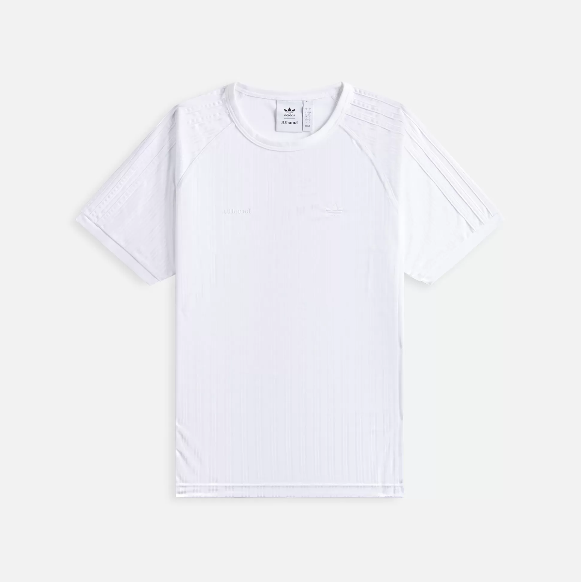 Fashion adidas x jjjjound football tee White