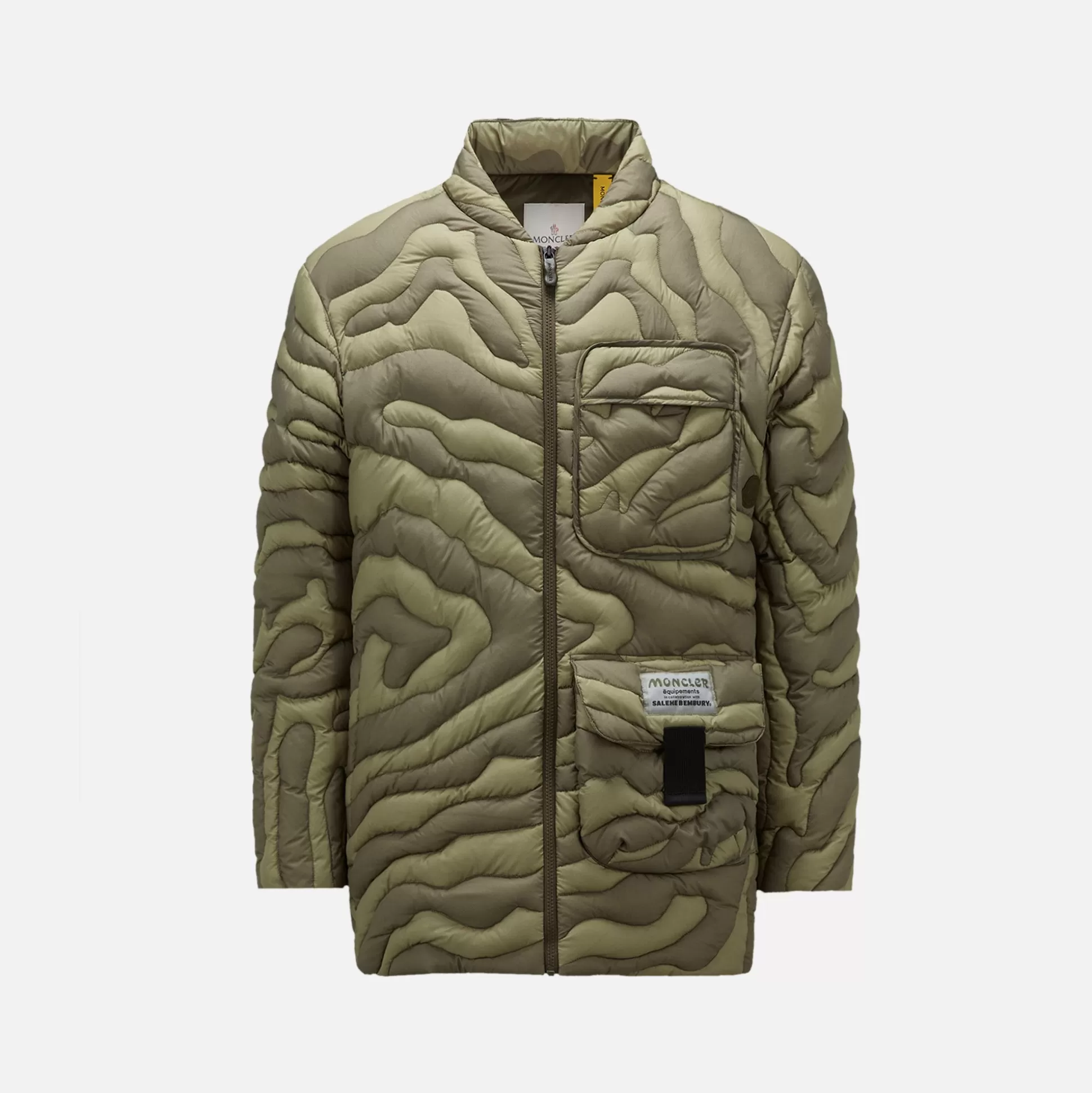 Store Moncler x salehe bembury peano jacket Brown Beige Print