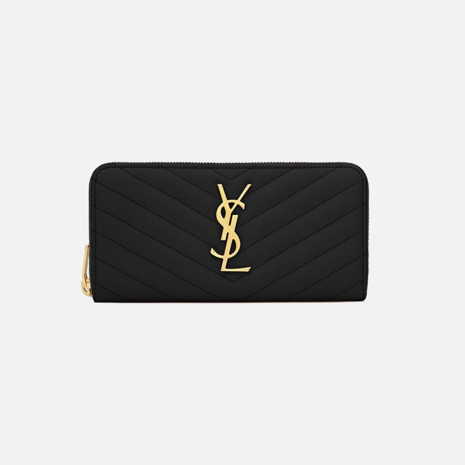 New Saint Laurent ysl (117y) mono wallet Nero