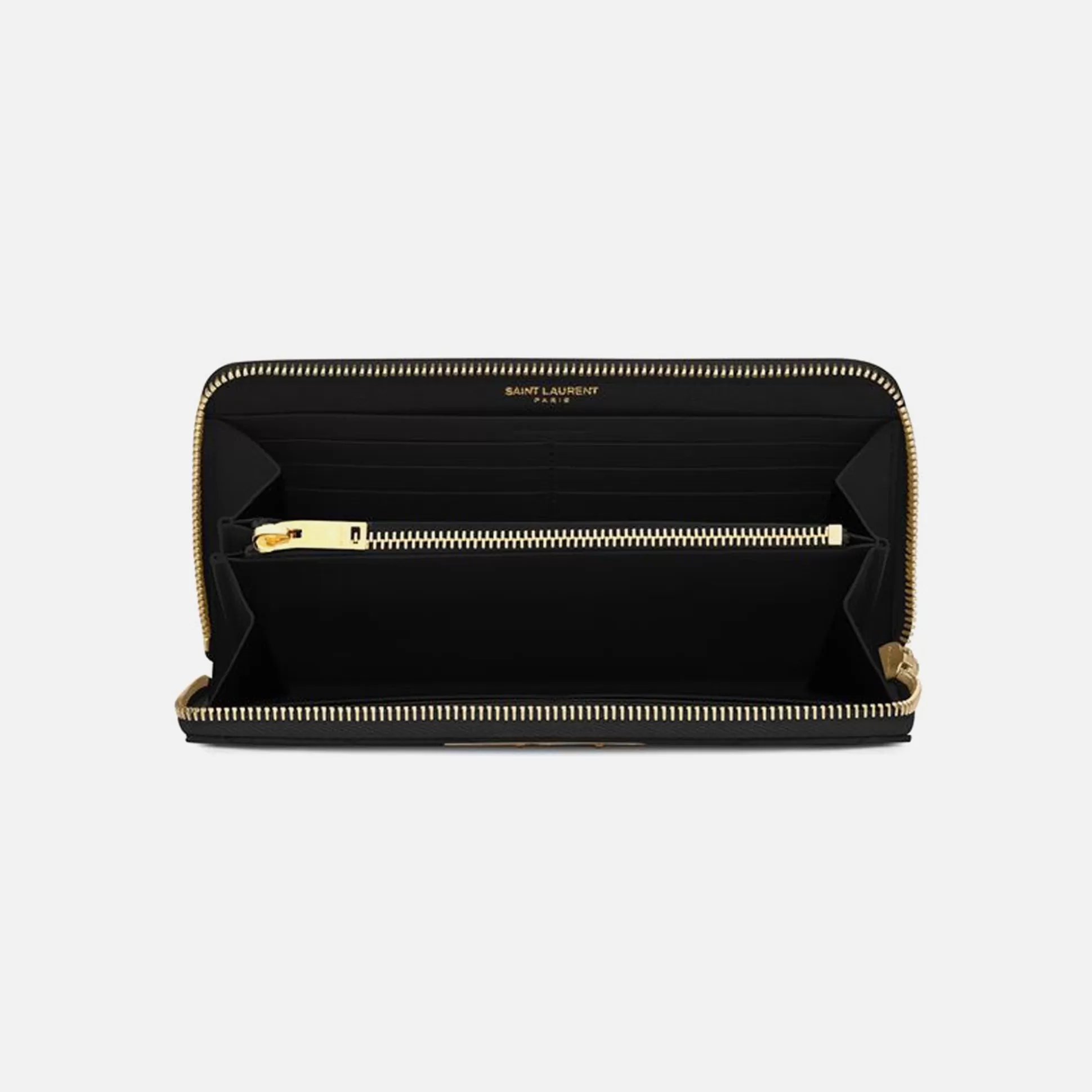 New Saint Laurent ysl (117y) mono wallet Nero